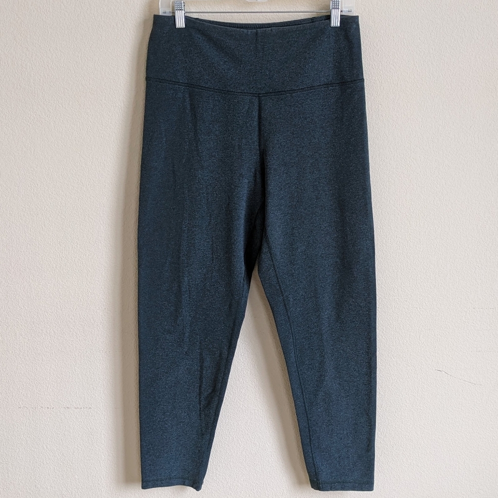 Lululemon Leggings High Rise Pant Women 8 Green Full Length 27" Nulu Soft Yoga